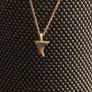 Sterling Silver Sharkbone Necklace